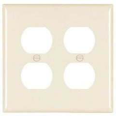 LEGRAND Pass & Seymour TP82LA 0.07 Inch Thick Nylon 6 Material, Light Almond, (2) Duplex