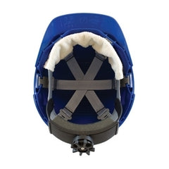 PROTECTIVE INDUSTRIAL PRODUCTS Protective Industrial Products 396-20870-NAV Hard Hat Terry Cloth Sweatband Snap Closure 20 per Polybag Navy
