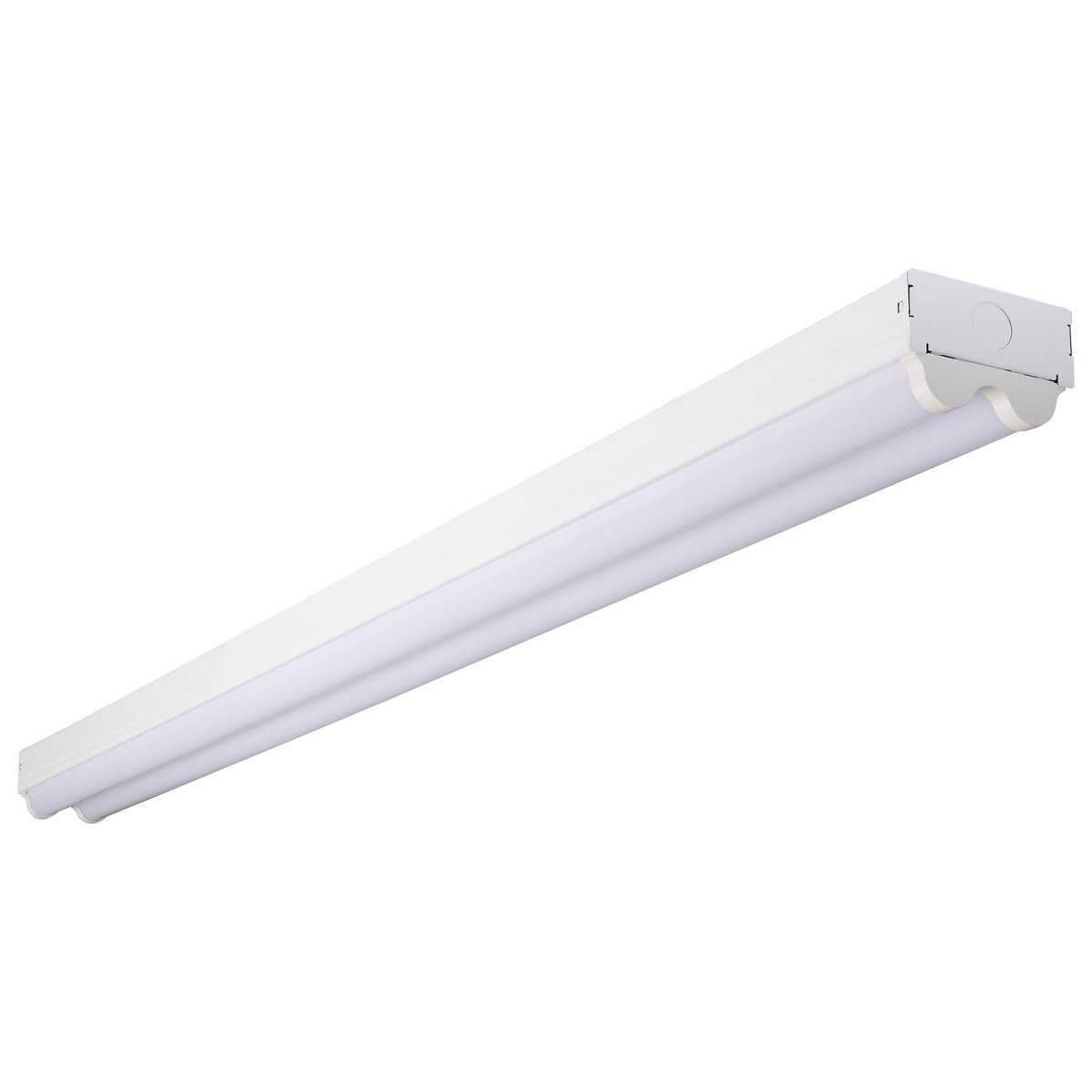 SATCO-NUVO Nuvo 65/1071 4-Foot 43 Watt LED Double Light Strip Fixture - 4750 Lumens - 4000K - 120-277V