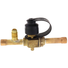 WHITE-RODGERS White Rodgers 806752 3/8 ODF BVS Series Refrigeration Ball Valve w/ Access Valve