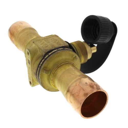 WHITE-RODGERS White Rodgers 806759 Ball Valve, 1-1/8 ODF w/ Schrader Valve Refrigeration Shut-Off