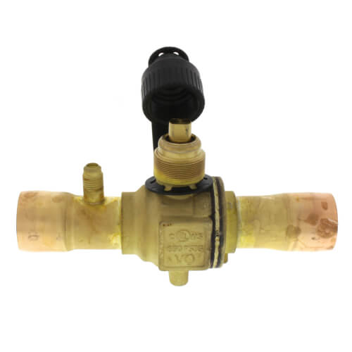 WHITE-RODGERS White Rodgers 806759 Ball Valve, 1-1/8 ODF w/ Schrader Valve Refrigeration Shut-Off