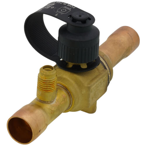 WHITE-RODGERS White Rodgers 806756 Ball Valve, 5/8 ODF w/ Schrader Valve Refrigeration Shut-Off BV