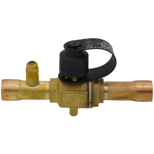 WHITE-RODGERS White Rodgers 806756 Ball Valve, 5/8 ODF w/ Schrader Valve Refrigeration Shut-Off BV