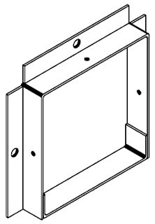 WIEGMANN Wiegmann PA0808 Wireway Panel Adapter 8 X 8 IN