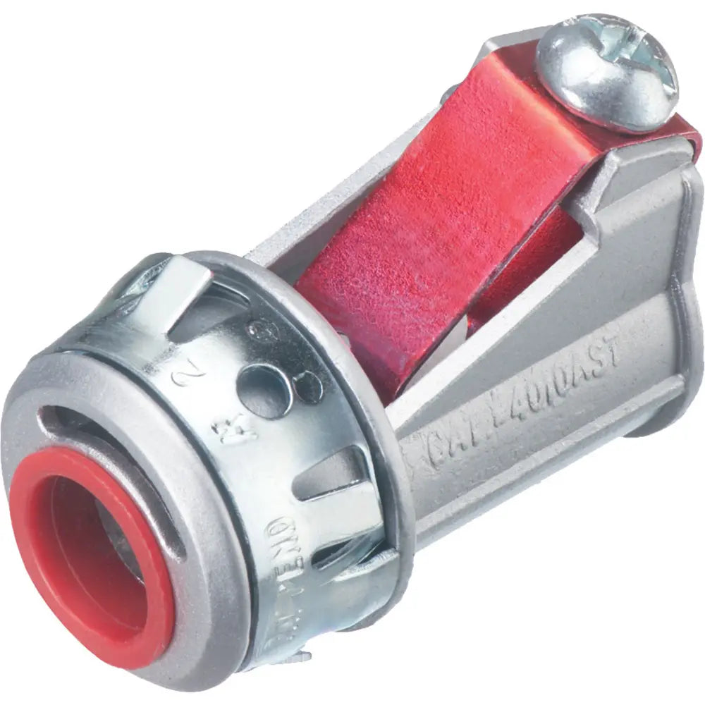 ARLINGTON Arlington 4010AST 3/8 Snap2IT Connector with Insulated Throat, 1/2 Knockout, 0.44 to 0.612 in Cable Openings