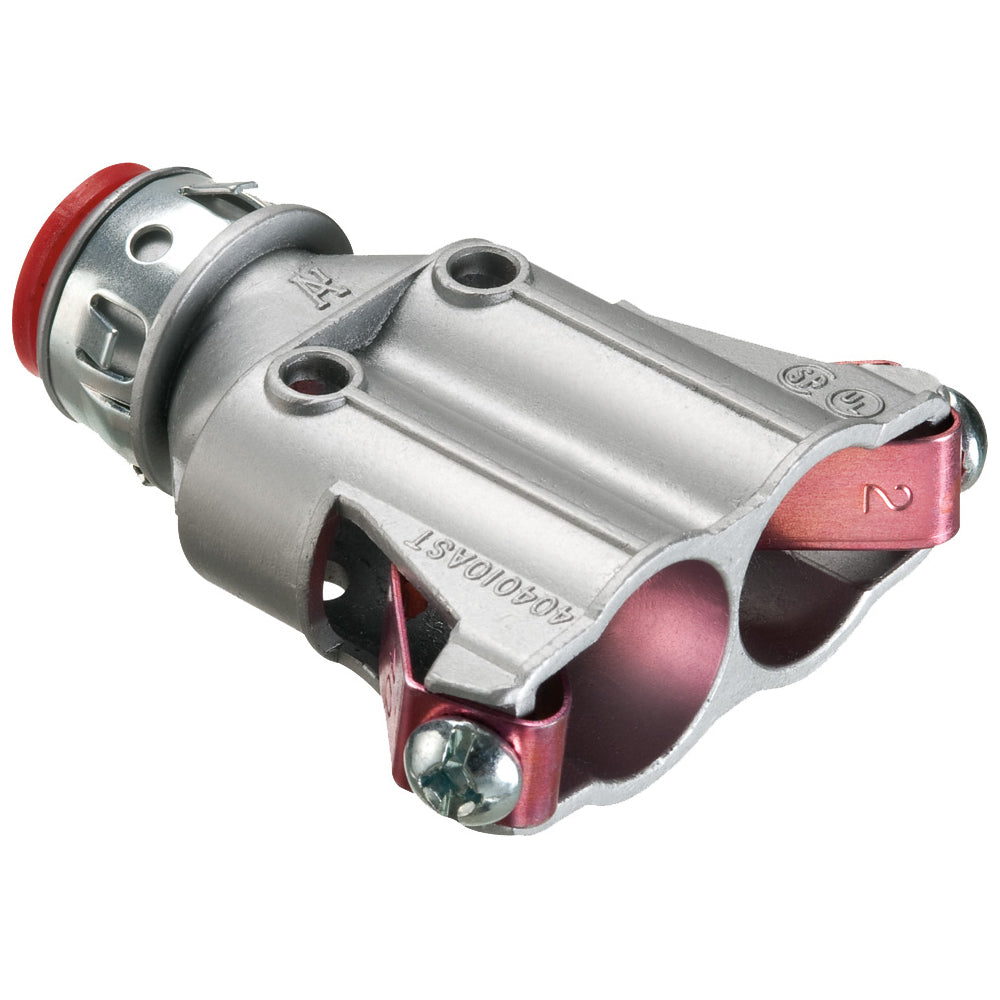 ARLINGTON Arlington 404010AST Duplex Zinc Die-Cast Connector 3/8 Knockout