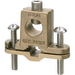 ARLINGTON Arlington 718DB Bare Wire Ground Clamp With Box Style Lug 8 to 4/0 AWG (3/8 to 1 In Pipe)