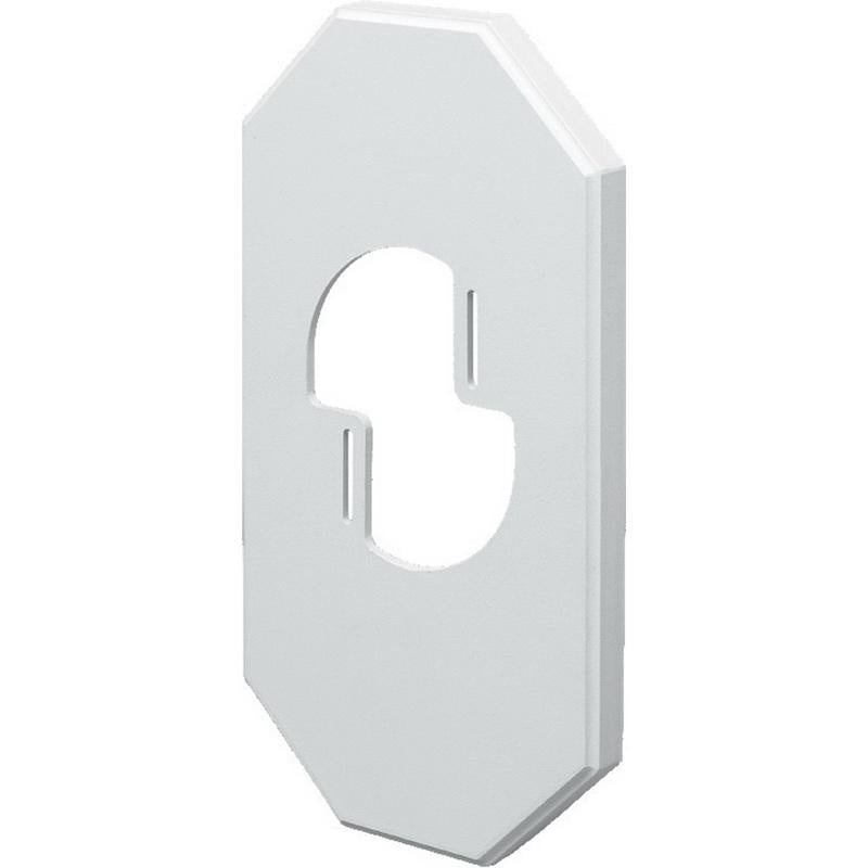 ARLINGTON Arlington 8100LP Mega Siding Plate With Mounting Bracket, 3-1/2 in Dia, 13.49 in L x 7.142 in W