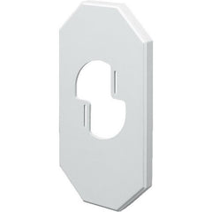 ARLINGTON Arlington 8100LP Mega Siding Plate With Mounting Bracket, 3-1/2 in Dia, 13.49 in L x 7.142 in W