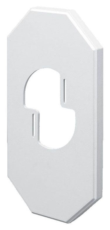 ARLINGTON Arlington 8100LP Mega Siding Plate With Mounting Bracket, 3-1/2 in Dia, 13.49 in L x 7.142 in W