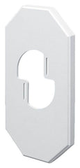 ARLINGTON Arlington 8100LP Mega Siding Plate With Mounting Bracket, 3-1/2 in Dia, 13.49 in L x 7.142 in W
