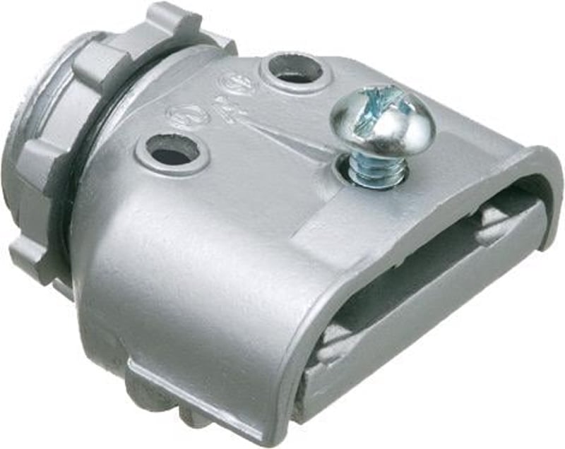 ARLINGTON Arlington 846 Duplex Straight Single Screw Cable Connector 3/8 in
