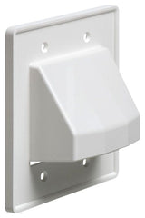ARLINGTON Arlington CE2 Reversible Low-Voltage Cable Entrance Plate, 2-Gang