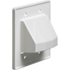 ARLINGTON Arlington CE2 Reversible Low-Voltage Cable Entrance Plate, 2-Gang