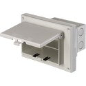 ARLINGTON Arlington DBHR141W Low Profile Inbox for Retrofit Siding, Horizontal, White Cover