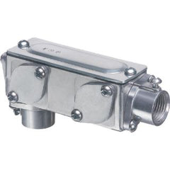 ARLINGTON Arlington 931 5-in-1 Conduit Body With Cover, Gasket, 3/4 in Hub, 7.8 cu-in Capacity