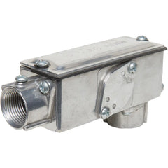 ARLINGTON Arlington 931 5-in-1 Conduit Body With Cover, Gasket, 3/4 in Hub, 7.8 cu-in Capacity