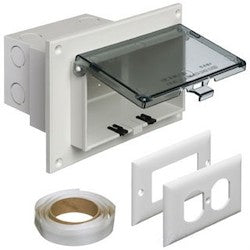 ARLINGTON Arlington DBHR1C Low Profile Inbox for Flat Surface Retrofit Construction Horizontal Clear