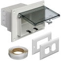 ARLINGTON Arlington DBHR1C Low Profile Inbox for Flat Surface Retrofit Construction Horizontal Clear