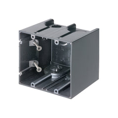 ARLINGTON Arlington F102 One Box Non-Metallic Outlet Box 42 cu-in 2-Gang