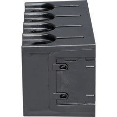ARLINGTON Arlington F104 Four-Gang Non-Metallic Outlet Box, Black