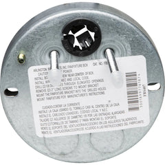 ARLINGTON Arlington FBS407 Steel Pan Fan & Fixture Mounting Box for 5/8 Drywall, 8 Cubic Inch