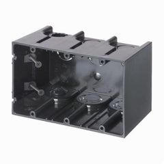 ARLINGTON Arlington F103 One Box Non-Metallic Outlet Boxes 3 Gang Vertical 61 cu. in.