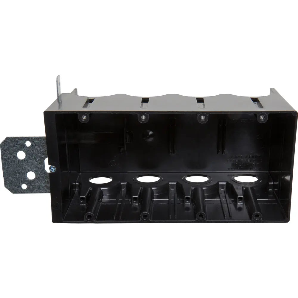 ARLINGTON Arlington FA104 Non-Metallic Outlet Box Adjustable 4-Gang 87 cu-in