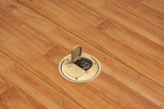 ARLINGTON Arlington FLB4364MB DROP IN Floor Box Kit Low Profile 1 Gang
