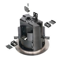 ARLINGTON Arlington FLBR5420NL Floor Box Kit, Nickel Plated, 1 Gang, 1 Outlet