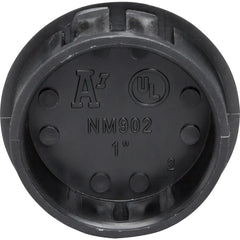 ARLINGTON Arlington NM902 Black Plastic Snap-In Knockout Blank 1 in