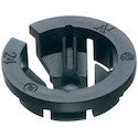 ARLINGTON Arlington NM95 Black Button Non-Metallic Push-In Connector 3/4 in