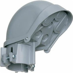 ARLINGTON Arlington PVC106 PVC Entrance Cap 2-1/2 Inch (4) (4) 7/8 Inch Hole