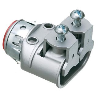 ARLINGTON Arlington SG3838AST 3/8 Duplex Saddlegrip Snap-Tite Cable Connector w/ Insulated Throat