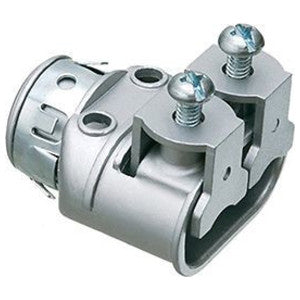 ARLINGTON Arlington SG3838AST 3/8 Duplex Saddlegrip Snap-Tite Cable Connector w/ Insulated Throat