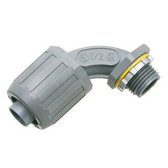 ARLINGTON Arlington NMLT9010 90 Degree Non Metallic Snap2It Connector 1 Trade Size