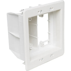 ARLINGTON Arlington TVBU505 2 Gang Recessed TV Box for Power and Low Voltage