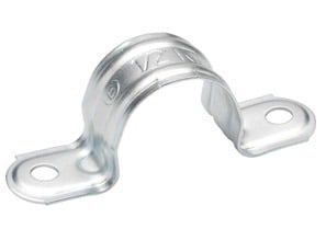 BRIDGEPORT Bridgeport 1908 Heavy Wall 2-Hole Steel Pipe Strap 3 Inch