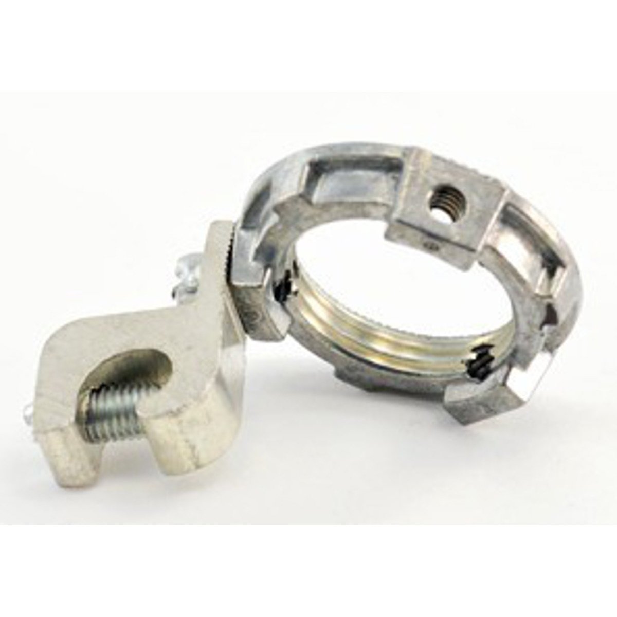 BRIDGEPORT Bridgeport 162-G Locknut, Grounding, Zinc Die Cast, Size 3/4 Inch, 14-4 Lug