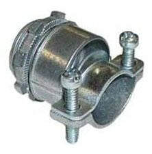 BRIDGEPORT Bridgeport 657-DC2 1 FMC Two Screw Strap Type Connector, Zinc Die Cast
