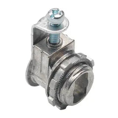 BRIDGEPORT Bridgeport 560-DC2 Single-Screw Strap-Type Die Cast Connector, 3/8 in
