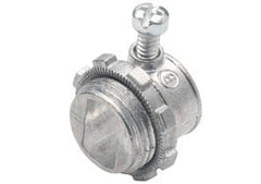 BRIDGEPORT Bridgeport 501-DC2 Greenfield Set Screw Die Cast Connector - Flexible, 3/8 Inch