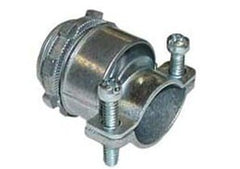 BRIDGEPORT Bridgeport 655-DC2 3/4 FMC Two Screw Strap Type Connector, Zinc Die Cast