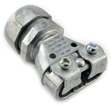 BRIDGEPORT Bridgeport 5157-DC Mighty-Merge Transition Fittings 3/4 EMT to Duplex AC/MC/FMC Coupling