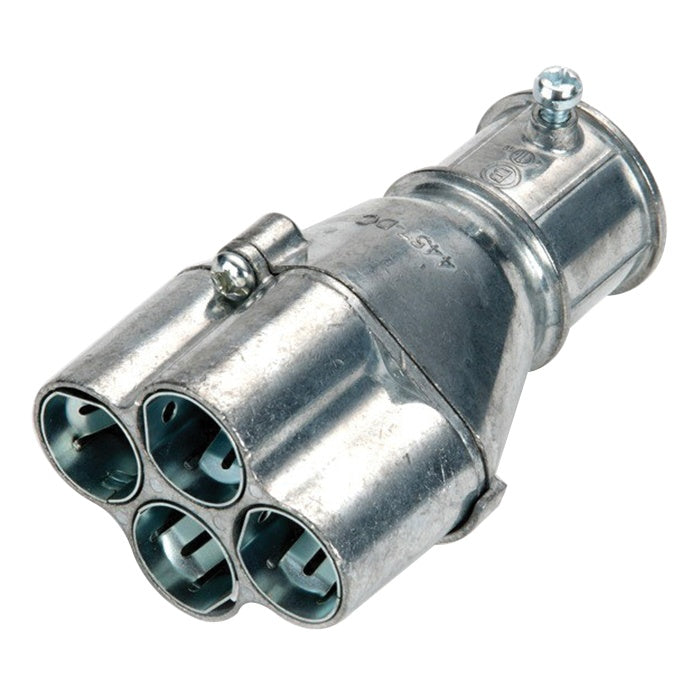 BRIDGEPORT Bridgeport 4457-DC Mighty-Merge Transition Fittings 1 EMT to 4 Port AC/MC Coupling