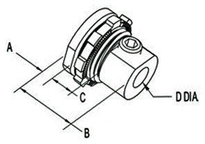 BRIDGEPORT Bridgeport MC-075 3/4 Mighty-Bond Enclosure Grounding and Bonding Connector