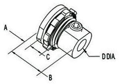 BRIDGEPORT Bridgeport MC-075 3/4 Mighty-Bond Enclosure Grounding and Bonding Connector