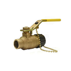 MILWAUKEE VALVE Milwaukee Valve BA150-HA-34 3/4 in. Cast Bronze Full Port Solder 600# Ball Valve