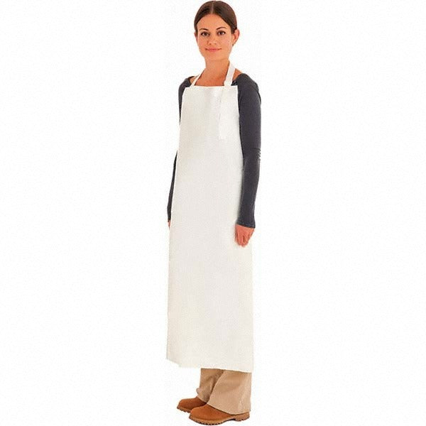 ANSELL Ansell 56-800-45 Bib Apron 35x45 in 9 Mil Oil-resistant White